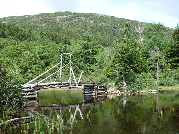 Jordan Pond Wood bridge